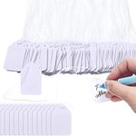 1200 Pcs Marking Tags Price Tags White Smooth Surface Labels Hanging String Display Tags for Pricing Gift Jewelry Clothing Yard Sale Products Shoes Teabags DIY Crafts