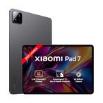 Xiaomi Pad 7 |Qualcomm Snapdragon 7+ Gen 3 |28.44cm(11.2") Display |12GB, 256GB |3.2K CrystalRes Display |HyperOS 2 |68 Billion+ Colours |Dolby Vision Atmos |Quad Speakers |Wi-Fi 6e |Graphite Grey