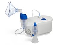 OMRON C102 Total 2-in-1 Nebuliser with Nasal Shower - Combined Nebulizer Machine Adults & Kids to Treat Respiratory Conditions Like Asthma; Provides Allergy, Cough and Cold Symptom Relief at Home