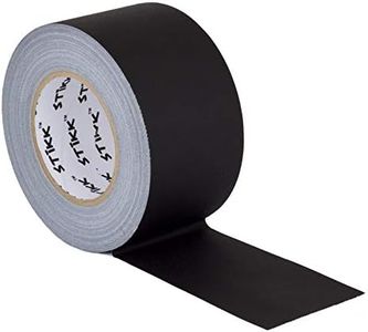 STIKK Gaffer Tape - Black Gaffers Tape - 3 inch x 60 yards - Pro Gaff Tape for Staging Work - Grafting Tape for Filming, Photography, Radio - Effective Heavy-Duty Water Resistant Gaff Tape