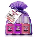 Piggy Paint - 100% Non-toxic Girls Nail Polish Safe Chemical Free Low Odor for Kids - 6 Polish Gift Set - Happy Girl