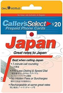 $20 Callers Select Japan Prepaid Phone Card for International Long Distance Calling to Japan | Up to 1174 Minutes