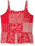 OshKosh B'Gosh Girls' Tankini, Ruby Red, 4T