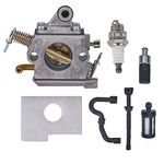 Mikatesi MS170 Carburetor for Stihl MS170 MS180 017 018 MS170C MS180C Chainsaw Replaces C1Q-S57 C1Q-S57A C1Q-S57B 1130 120 0603 Carb