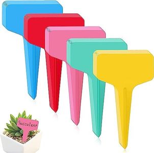 T-Type Plant Labels Plastic Plant Label T-Type Tags,100 Pcs Plastic Plant Label T-Type Tags Reusable Nursery Garden Plant Marker Plant Markers,Plastic Plant T-Type Tags Nursery Garden Labels