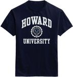 Barnesmith Howard University Bison Short-Sleeve T-Shirt, Heritage, Navy, Medium