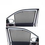 TRENDWALA car Fix Curtain Window Shades Half Curtains Sunshade for Kuv 100 T2 Set of 4