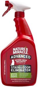 Nature's Miracle Advanced Cat Stain and Odor Eliminator Spray, Severe Mess Enzymatic Formula, 32 fl oz