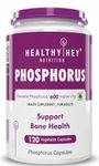 HealthyHey Nutrition Phosphorus - Support Bone Health -120 Veg. Capsules