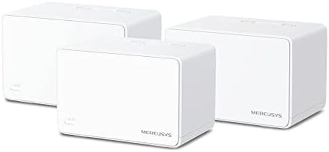 Mercusys AX3000 Whole Home Mesh Wi-Fi 6 System, Dual-Band, Up to 3000 Mbps, Seamless Roaming, Gaming & Streaming, Smart Home (Halo H80X(3-pack))