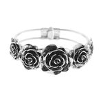 2028 Jewelry Flower Cuff Bracelet