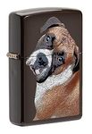 Zippo Boxer Dog Design Pocket Lighter Windproof Stylish Premium Metal Body Eco Environment-Friendly Unique Stylish Travel Friendly