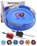 Gyro X Stadium Set, 6 Right Spinning Tops, 2 Launchers and Blade Battling Arena Featuring X Acceleration Rail, Kids Birthday Gift Boys Toys Aged 6+ Years Old