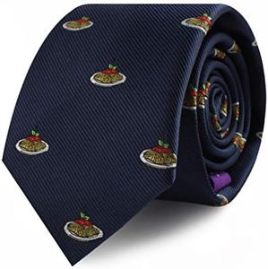Pasta Bolognaise Gnocchi Raviloi Spaghetti Fettuccini Ties for Men | Italian Skinny Neckties | Present for Work Colleague | Bday Ties for Guys (Pasta)