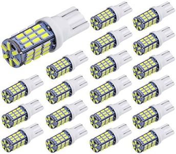AOICANKI 20pcs Super Bright RV Trailer T10 921 194 42-SMD 12V Car Backup Reverse LED Lights Bulbs Light Width Lamp Xenon White