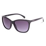 Calvin Klein Women's Ck19565s Sunglasses, Black/Gradient Grey, 60mm,17mm,140mm