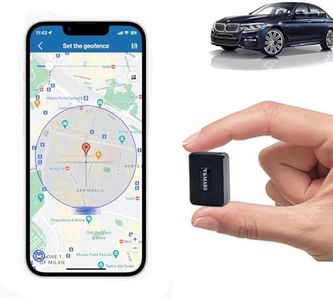 Mini Traceur GPS avec MIC,Traceur GPS sans Abonnement,Petit GPS Localisateur Temps Réel Étanche Anti Traceur GPS Moto Perdu Antivol pour Voiture Camion Scooter Bateau Camping Car TK913 1500mAh