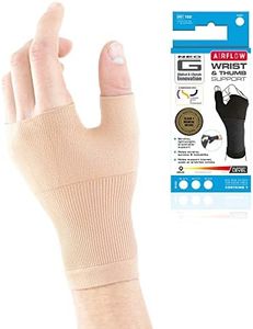 Neo-G Wrist and Thumb Support for Arthritis, Joint Pain, Tendonitis, Sprain, Hand Instability - Wrist Support for Sports, Daily Wear – Wrist Brace Compression Hand Support - M - Beige