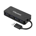 Aluratek 4 Port USB 3.0 Hub with Power Adapter (AUH1304F)