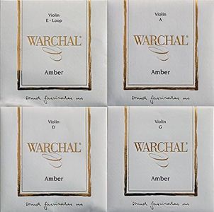 Warchal Amber Violin String Set with E Loop End