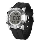 BUREI Digital Watch for Men Outdoor Sports Waterproof Wrist Watches Classic Chronograph Watches with LED Backlight