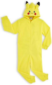 Pokémon Pigiama Intero Pile Bambino Pikachu (Giallo, 7-8 Anni)