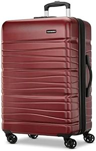 Samsonite Evolve SE Hardside Expandable Luggage with Double Wheels, Matte Burgundy, Large Spinner