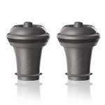 Vacu Vin 84042 Wine Saver Vacuum Stoppers, Set of 2 - Grey