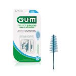 GUM Refill (tapered) Wide with antibacterial bristles, 1 pack of 10, 614EZ