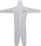 MICROSAFE X-Large White Boiler Suit Disposable Coverall CAT 3 Type 5 & 6 - EC CERT 89/686/EEC