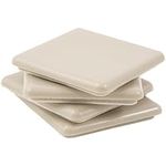 Self-Stick, Square Heavy Furniture Sliders for Carpeted Surfaces (4 Piece) - 2-1/2" Square SuperSliders