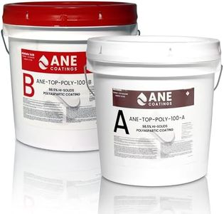 ANE Top Poly 100 Kit – Polyaspartic Garage Floor Coating Resists Chemicals, UV, and Solvents – Leaves a Hard, Glossy Finish on Residential and Commercial Floors, Countertops, and Patios - 2 Gallon Kit