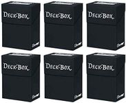 6x Ultra Pro Deck Box Schwarz - Black im Sparset