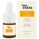 Little Extra 10% Vitamin C Face Serum for Glowing Skin with Black Rice Water, Dark Spot Reduction, Pigmentation, For Dull Skin - 5 ml