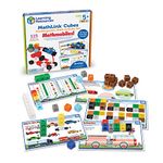 Learning Resources MathLink Cubes Kindergarten Math Activity Set: Mathmobiles! Educational Counting Toy, Math Cubes, Linking Cubes, Early Math Skills, Set of 115 Pieces, STEM Toys, Ages 5+