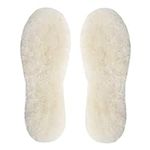 Sheepskin Insoles, Thick Warm Wool Insoles for Men Women, Warm Fleece Wool Insoles, Replacement Sheepskin Insoles for Shoes Boots Slippers