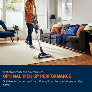 Vax Pace Cordless Vacuum Cleaner – Lightweight, Blue