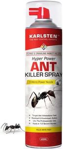 Karlsten Hyper Power Ant Nest Killer Spray – 600ml | 5 Metre Power Nozzle for Extended Reach & Precise Ant Control | Fast-Acting Kills Ants on Contact | Long-Lasting Indoor & Outdoor Protection