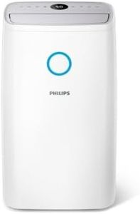 Philips Air Dehumidifier Series 3000 – Powerful Moisture Control for a Healthier Home, XL 4L Tank, Aromatherapy & Laundry Mode, Touchscreen, Ideal for Large Rooms up to 150m³ (DE3306/71)
