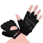 BEAST RAGE Gym Gloves for Men and Women, Breathable Weight Lifting Gloves with Non-Slip Silicon Padded Protection, Ladies Fitness Training Gloves for Workout,Cycling,Fitness Exercises.