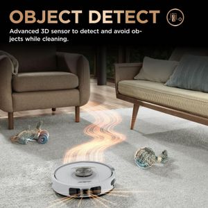 Shark PowerDetect Robot Vacuum Mop – White