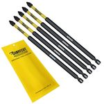 5 x SabreCut SCPH2152_5 152mm PH2 Magnetic Impact Screwdriver Driver Bits Set Phillips Heavy Duty Compatible with Dewalt Milwaukee Bosch Makita and More