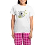 CafePress Koala Bear Women's Light Pajamas Womens Pajama Set