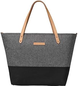 Petunia Pickle Bottom Downtown Tote, Graphite/black