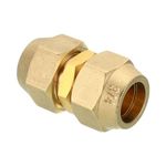 PATIKIL Pipe Extension Joint Connector, 1pcs Free Welding AC Copper Pipe Coupling Adapter with Flare Nuts for Copper Pipe Diameter 3/4"(19.05mm) Refrigeration HVAC