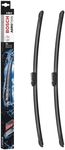 Bosch Aerotwin A 351 S - Front Windscreen Wipers - Set of 2 Replacement Blades - Comes with Pre-assembled Adapter - 2 Blades, 600mm/600mm - Only for right-hand drive (UK)