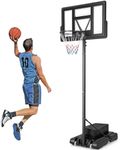 GYMAX Basketball Hoop, 4.4-10 ft Ad