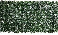 doujin 50x300CM Artificial Hedges Ivy Privacy Fence Screen,Ivy Leaf Plants Wall Hanging Fake Foliage,Faux Ivy Hedges Vine Leaf Decoration for Outdoor Decor,Garden