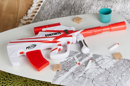 Nerf Fortnite B-AR Motorised Dart Blaster – 10-Dart, Converge Wrap