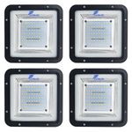 Forus 50W LED Flood Light 5 Years Warranty, IP67 Waterproof Outdoor LED Flood Lights, High Mast Focus Light, Halogen Flood Light for Factory, Garage, Parking,Garden,Shop,Warehouse,Tent, Cool White 4PC